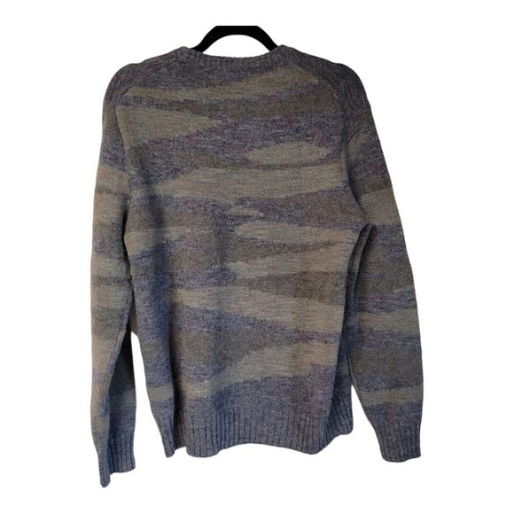 MICHAEL BASTIAN Sweater  Wool‎ Blend Gray Purple Soft SMALL - Picture 3 of 8